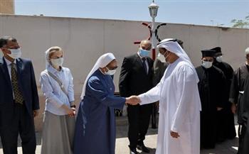 سفير الإمارات بالقاهرة يزور إيبارشية طيبة للأقباط الكاثوليك