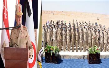 رئيس أركان حرب القوات المسلحة يشهد المرحلة الرئيسية للمشروع التكتيكى "جاسر - 5" 