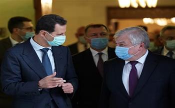 «الأسد» يبحث مع مبعوث بوتين تكثيف العمل لتخفيف آثار العقوبات على دمشق