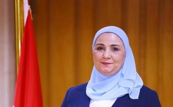 وزيرة التضامن تتفقد موقع إنشاء مستشفى بهية الجديد بالشيخ زايد