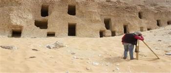 اكتشاف 250 مقبرة أثرية بجبانة الحامدية فى سوهاج (صور)