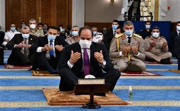 أداء الرئيس السيسي صلاة العيد بالعلمين الجديدة أبرز اهتمامات الصحف