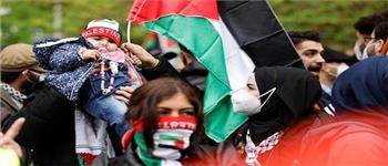 مظاهرات في برلين للتنديد بالاعتداءات الإسرائيلية على القدس والعدوان على قطاع غزة