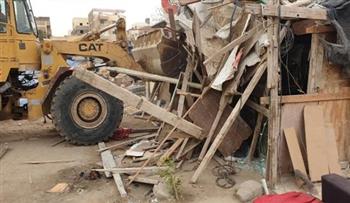 رصد وإزالة مخالفة بناء بمدينة بدر ورفع الإشغالات بـ"الشروق"