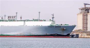 ناقلة للغاز المسال تغادر ميناء دمياط بحمولة 64 ألف طن