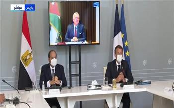 اجتماع ثلاثي بين الرئيس السيسي ونظيره الفرنسي والعاهل الأردني حول تطورات الأوضاع في فلسطين