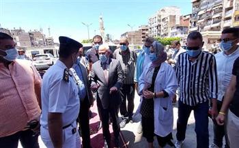 محافظ بورسعيد يفتتح مركزا جديدا لتلقي لقاح كورونا