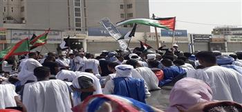 متظاهرون في موريتانيا يطالبون بدعم الفلسطينيين ماديا ومعنويا وعسكريا