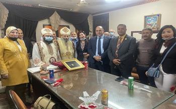 نواب حزب مستقبل وطن في زيارة لكنائس الإسكندرية للتهنئة بعيد القيامة المجيد