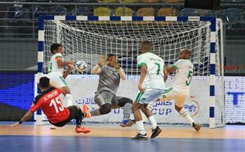  مصر تفوز على موريتانيا 1/8 في افتتاح كأس العرب لكرة الصالات