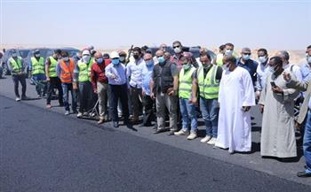 وزير النقل يتفقد محور قوص على النيل استعدادا لافتتاحه الرسمي خلال الفترة المقبلة