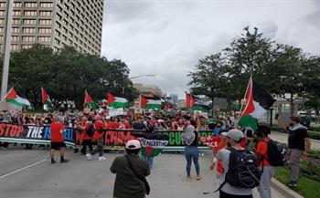 آلاف الأشخاص يتظاهرون في شوارع فرنسا دعمًا للشعب الفلسطيني