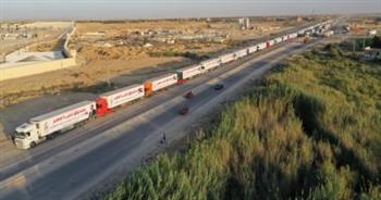 مدير الدعم بصندوق تحيا مصر: وصول 90 % من قافلة المساعدات لقطاع غزة