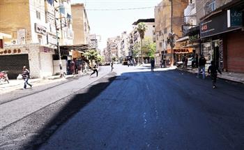 محافظ الغربية يتابع أعمال الرصف بشوارع مدينة المحلة الكبرى
