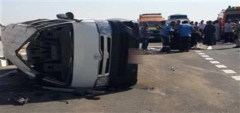 إصابة 5 أشخاص في حادث تصادم بطنطا