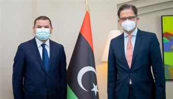 رئيس حكومة الوحدة الوطنية الليبية يبحث مع السفير الألماني تطوير «استنتاجات برلين»