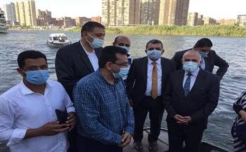 وزير الري يقود حملة لإزالة التعديات على نهر النيل بالقاهرة والجيزة
