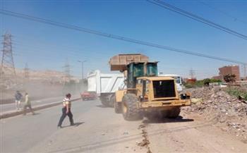 محافظ أسيوط: رفع مخلفات مباني وقمامة بالطريق الدائري بحي غرب