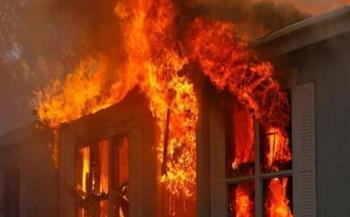 حريق يلتهم 5 منازل في البلينا بسوهاج 