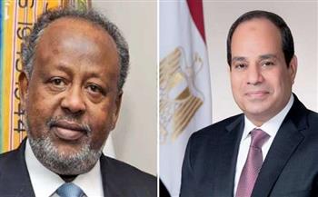 الرئيس السيسي ونظيره الجيبوتي يتفقان على ضرورة التوصل لاتفاق عادل بأزمة سد النهضة