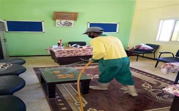 «تعليم جنوب سيناء» يكثف حملات تعقيم وتطهير لجان امتحانات الإعدادية