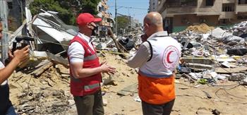 الهلال الأحمر المصري يزور قطاع غزة ويقدم الدعم والمساندة للهلال الفلسطيني