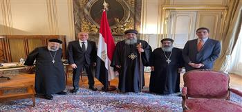 سفير مصر بفرنسا يستقبل أسقف باريس