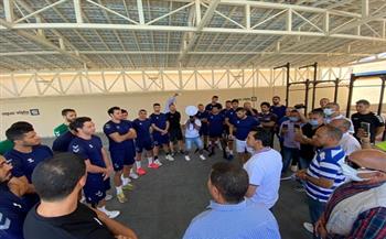 وزير الرياضة يلتقي المنتخب الوطني لكرة اليد في معسكره التدريبى بالغردقة