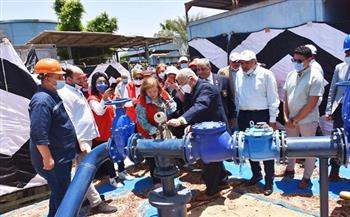 مياه القليوبية:  تشغيل وحدة ترشيح طبيعي لمياه الشرب بالقناطر الخيرية