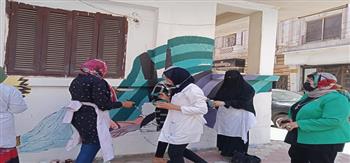 محافظ كفر الشيخ يشيد بمشاركة طلاب التربية النوعية في تجميل الشوارع  