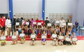 تنظيم المهرجان الرياضي الأول للجمباز بنادي 6 أكتوبر