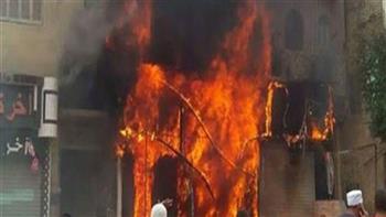 السيطرة على حريق نشب بماسورة غاز بمنزل في المحلة دون إصابات 