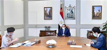 الرئيس السيسى يتابع المشروعات الخاصة بجهاز «الخدمة الوطنية» فى عدد من القطاعات