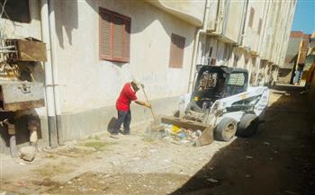 رفع 1846 طن مخلفات وقمامة من شوارع كفر الشيخ 