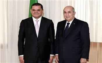 الرئيس الجزائري يبحث مع رئيس الحكومة الليبية التعاون المشترك بين البلدين