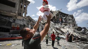 الأردن وفلسطين تبحثان جهود إعادة إعمار قطاع غزة