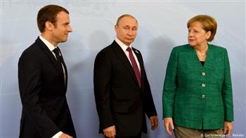 ميركل وماكرون يبحثان العلاقات مع روسيا وبيلاروسيا