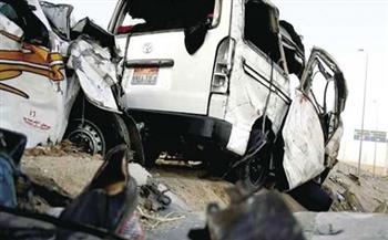 مصرع عامل وإصابة 3 آخرين فى حادث على الطريق الإقليمي بالشرقية