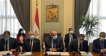 وزيرا الخارجية والموارد المائية: مصر مازالت تأمل في أن يتم التوصل لاتفاق حول سد النهضة قبل صيف العام الجاري