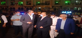 محافظ القاهرة يلتقى مساعد وزير الداخلية خلال جولة بشوارع العاصمة