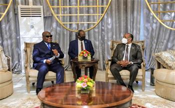 رئيس الكونغو الديمقراطية يصل إلى السودان فى زيارة سريعة