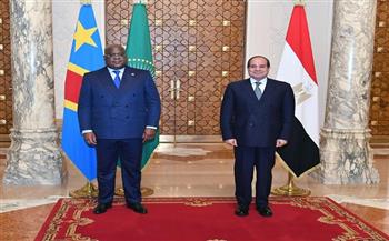 رئيس الكونغو الديمقراطية يشيد بجهود مصر للتوصل إلى اتفاق عادل بشأن سد النهضة