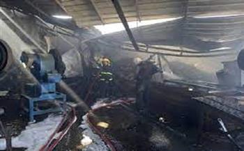 الدفاع المدني العراقي: اندلاع حريق بمعمل اسطوانات أكسجين وسط بغداد دون إصابات