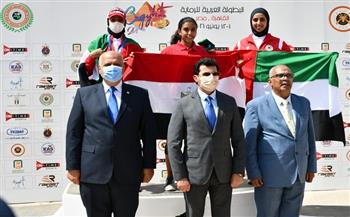 وزير الرياضة يكرم الفائزين بمنافسات "تارجت سبرنت" بالبطولة العربية للرماية 