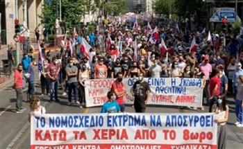 إضراب ومسيرات حاشدة في اليونان ضد إصلاح قانون العمل