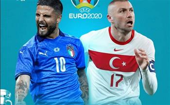 يورو 2020.. تعرف على القنوات الناقلة ومعلق مباراة إيطاليا وتركيا بالافتتاح