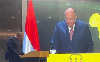 وزير الخارجية: مصر تبذل جهوداً حثيثة في سبيل تحقيق التنمية المنشودة بإفريقيا (صور)