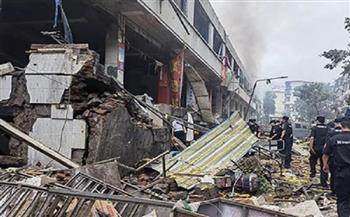 مصرع 11 شخصًا وإصابة 38 آخرين إثر انفجار غاز بوسط الصين