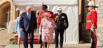 الملكة اليزابيث تستقبل بايدن في قصر ويندسور