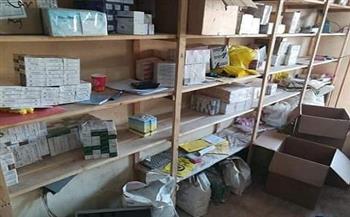 ضبط أدوية مهربة ومدرجة بالجدول في مخزن بطنطا